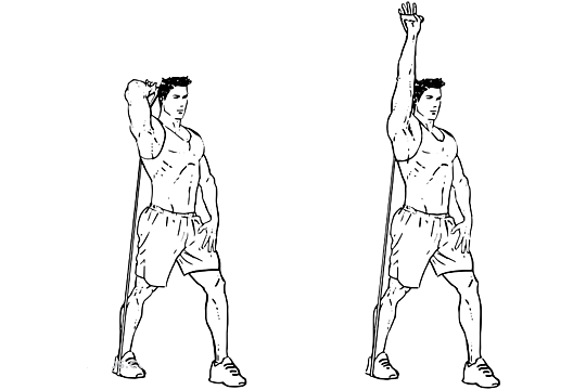 5 حرکت با کش ورزشی برای ساخت بازوهای قوی